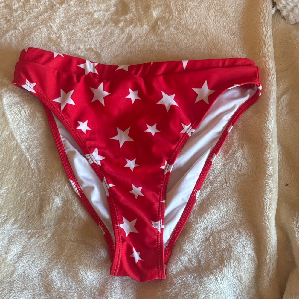 Red Star Bikini Bottom
